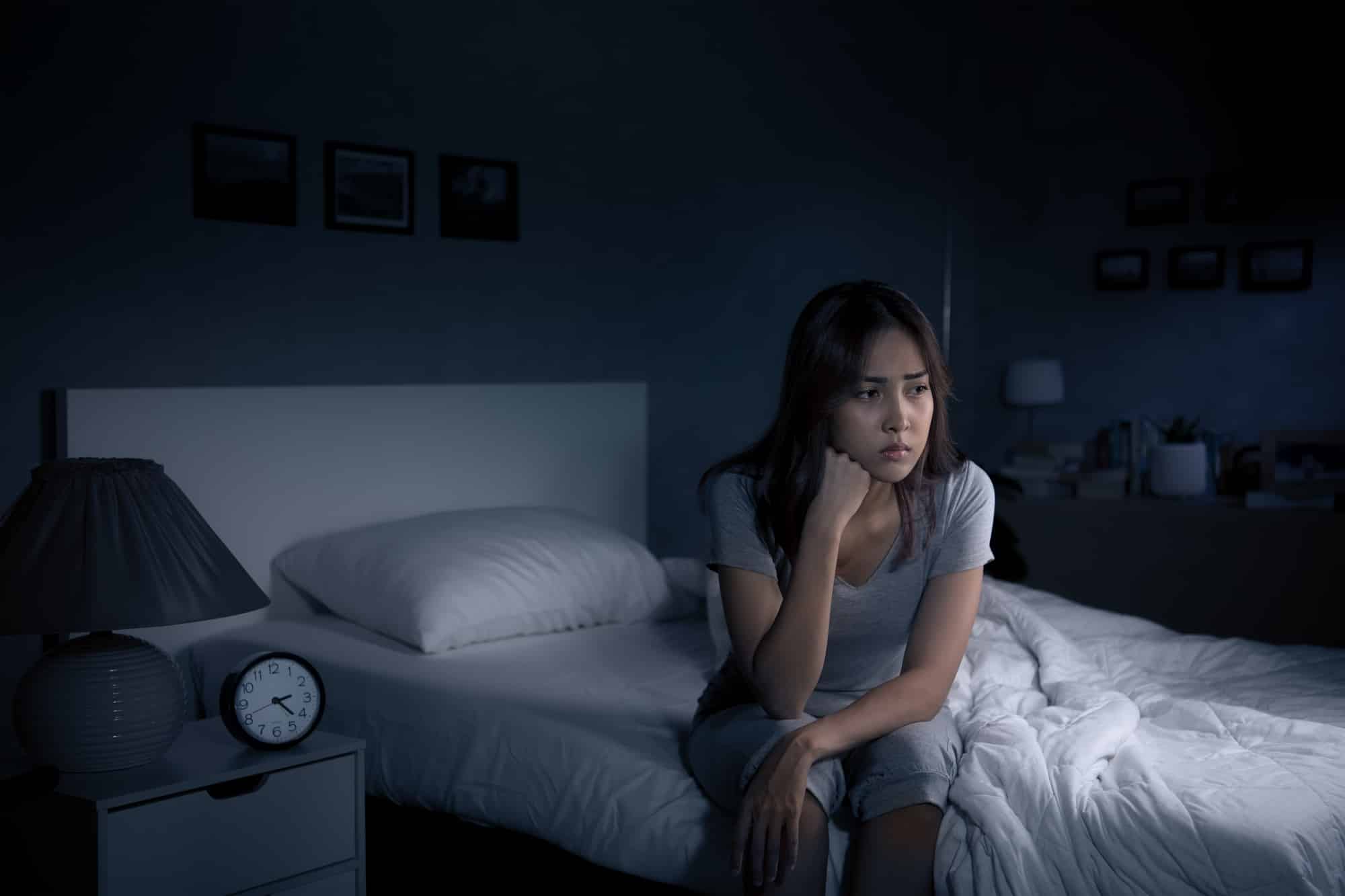 Woman insomnia